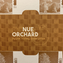 Avenue Orchard Apple Valley Enterprise Box printed by Great Northern Corp