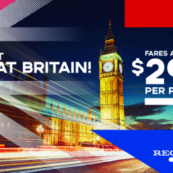 Regency Travel Visit Great Britain! Envelope printed by Envelope Converters Inc