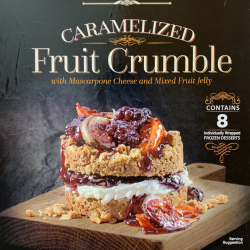 Simply Individual Desserts Caramelized Fruit Crumble Wrapper printed by Sunshine FPC