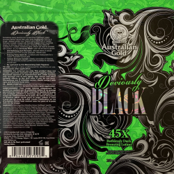 Deviously Black Label printed by McDowell Label