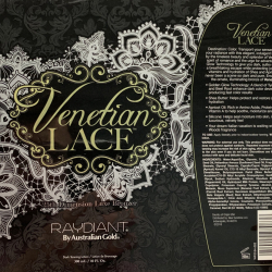 Venetian Lace Label printed by McDowell Label