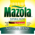 Mazola Natural Blend Sin Colesterol Mezcla de Aceites Vegetales Pouch