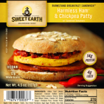 Sweet Earth Harmless Ham & Chickpea Patty/Benevolent Bacon Egg & Cheddar Wrappers