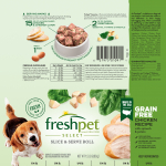 Freshpet Select Grain Free Chicken Recipe/Chunky Chicken & Turkey Recipe/Chunky Beef Recipe Wrappers