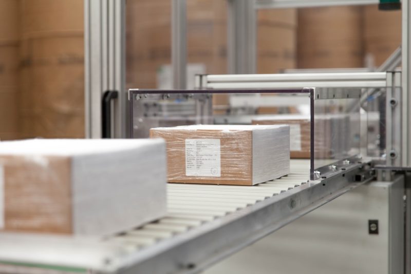 Heritage Envelopes 2018 FTA Sustainability Excellence Award PackMail conveyor