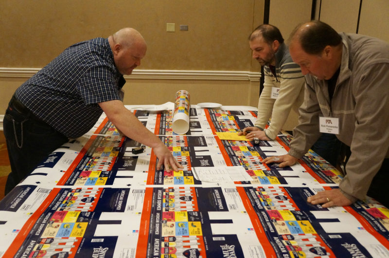 2019 Excellence in Flexography Awards preprinted linerboard judging