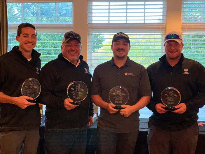 2019 Gary Hilliard Memorial Golf Tournament First Place Foursome