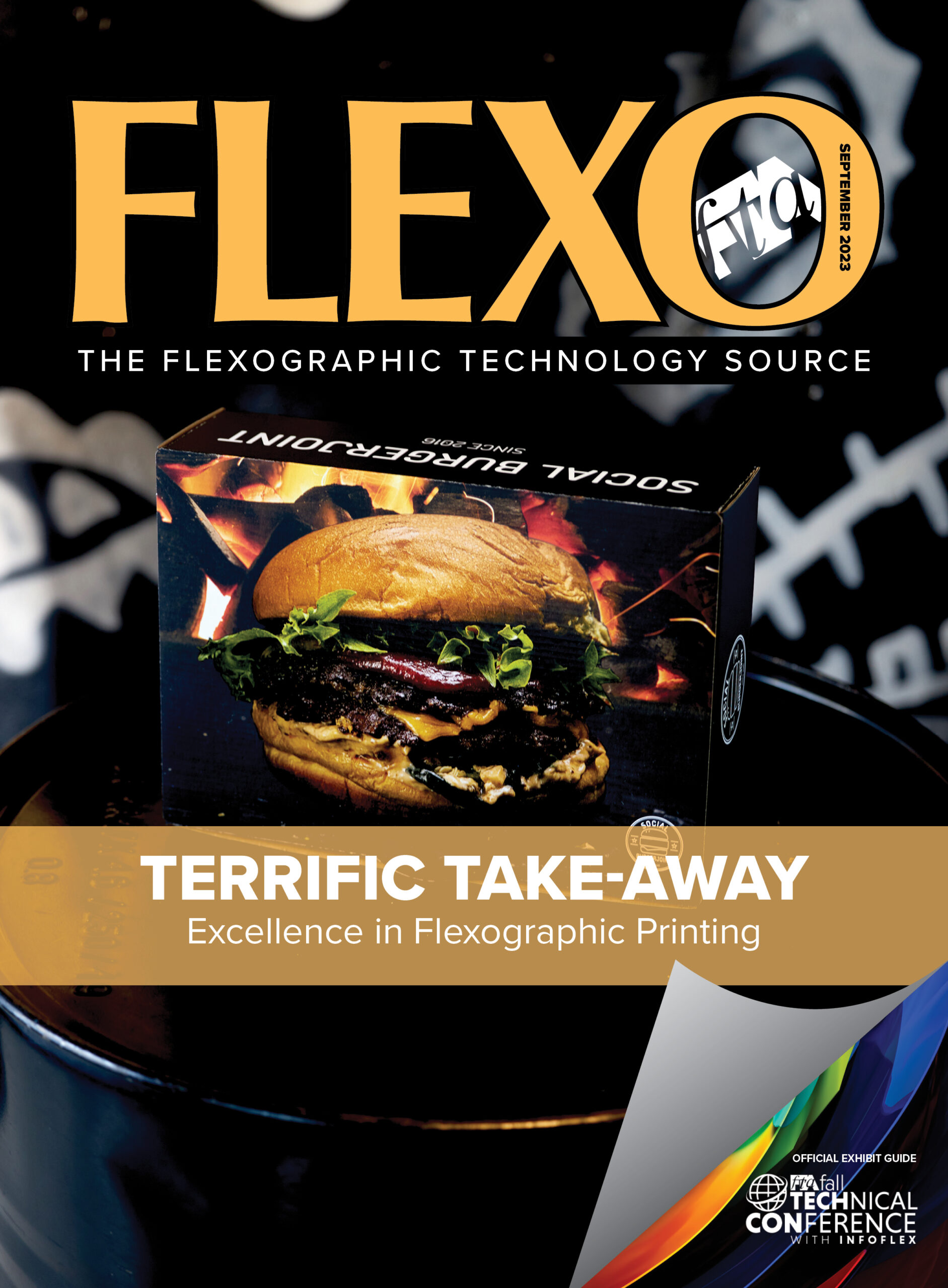 FLEXO Magazine September 2023 Cover - Flexographic Technical Association